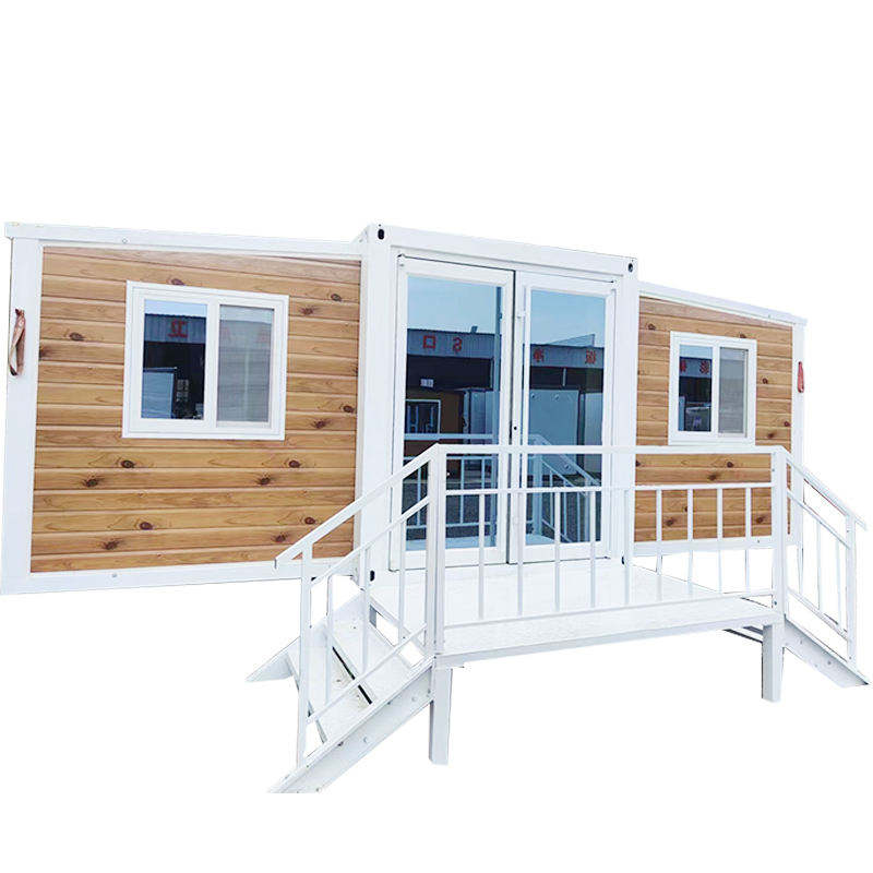 Customized two/three story luxury prefabricated expandable container house prefab bolt tiny house details