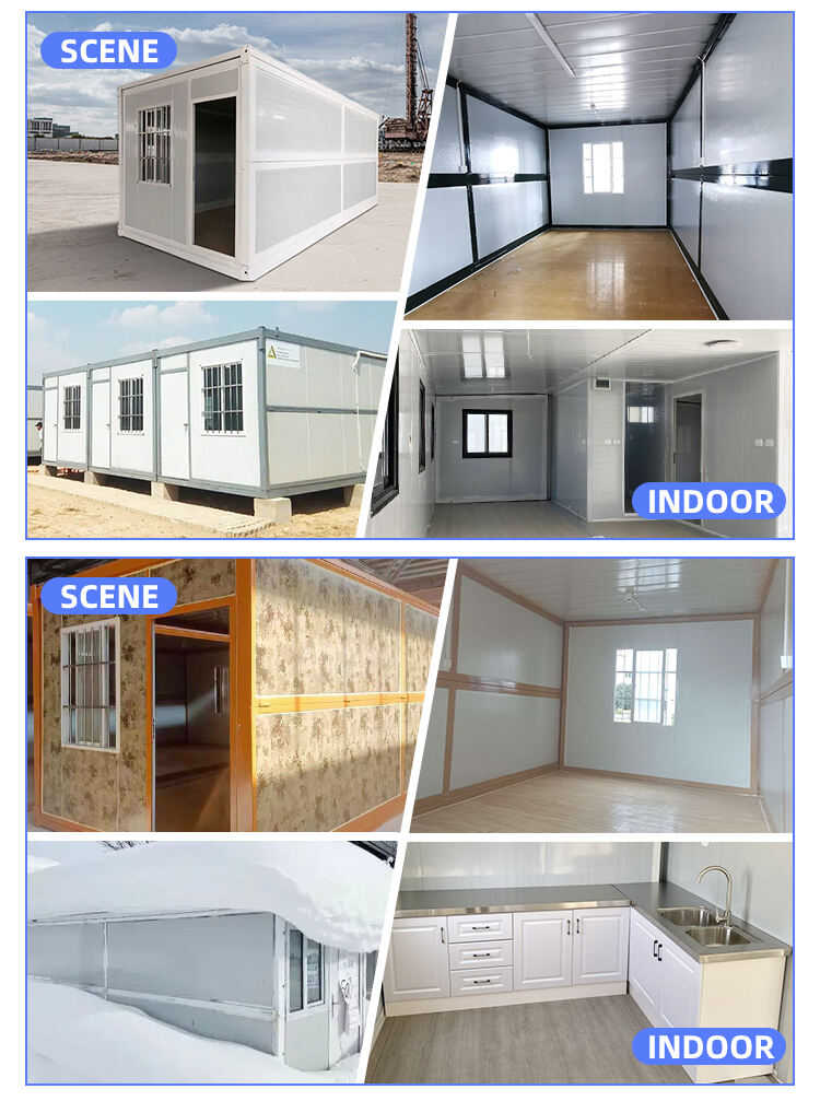 Factory direct sale portable 3 in 1 foldable home container folding tiny house manufacture