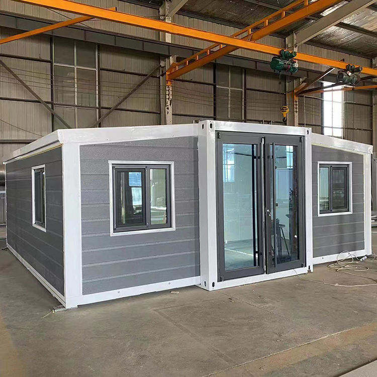 Low-cost removable containerized home prefabricated removable house glass wall residential details