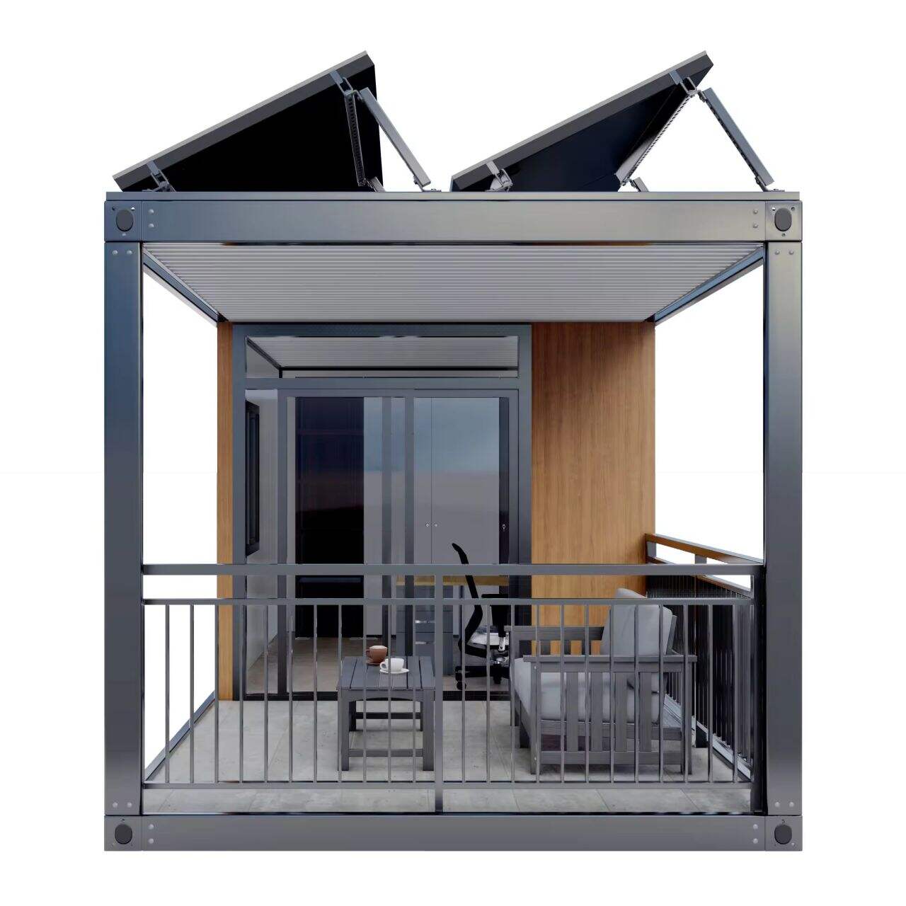 The Flexibility of a Shipping Container House