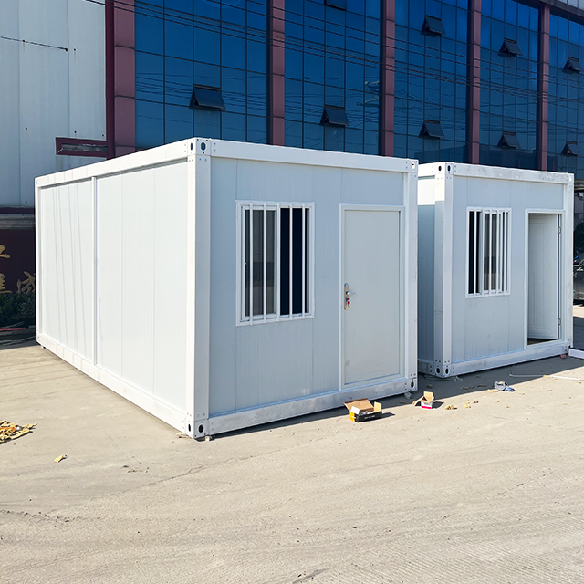 Low-cost removable containerized home prefabricated removable house glass wall residential manufacture