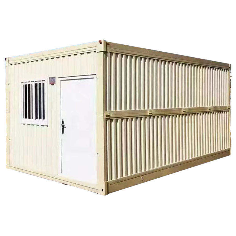 Low-cost removable containerized home prefabricated removable house glass wall residential supplier