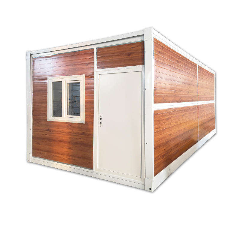 Low-cost removable containerized home prefabricated removable house glass wall residential details