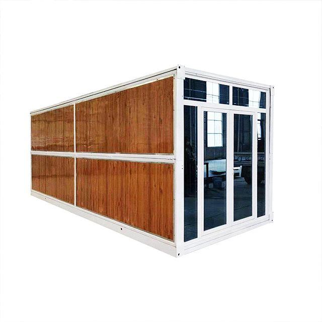 Manufacturer design prefab glass container house prefabricated house for office/living room modern cheap prefab homes details