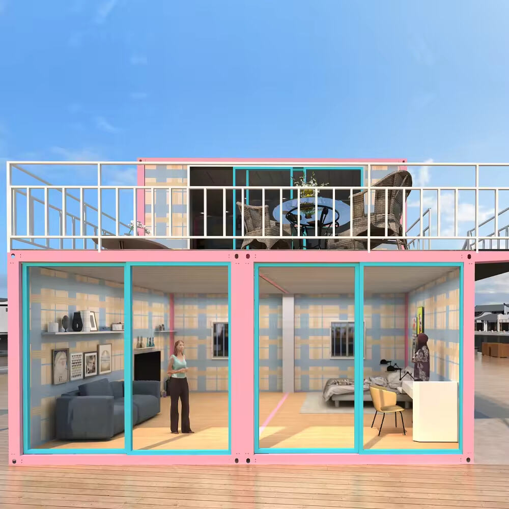 Maisons en conteneurs sur le marché
