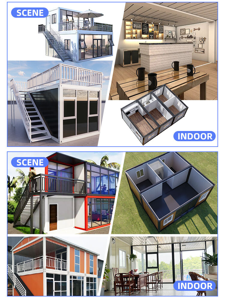 Manufacturer design prefab glass container house prefabricated house for office/living room modern cheap prefab homes manufacture