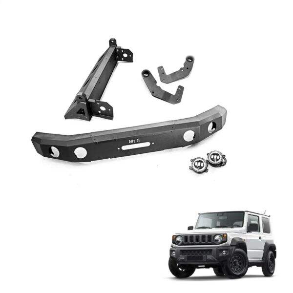 Upgrade your Jimny's off-road capability with a heavy-duty front bumper