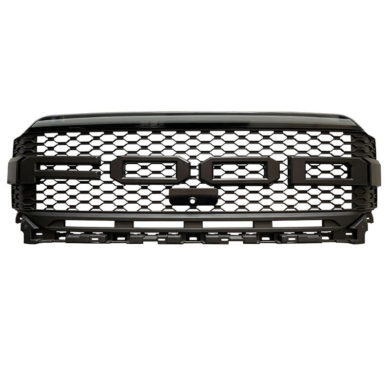 Spedking black grille with flow LED light for Ford f150 2021+