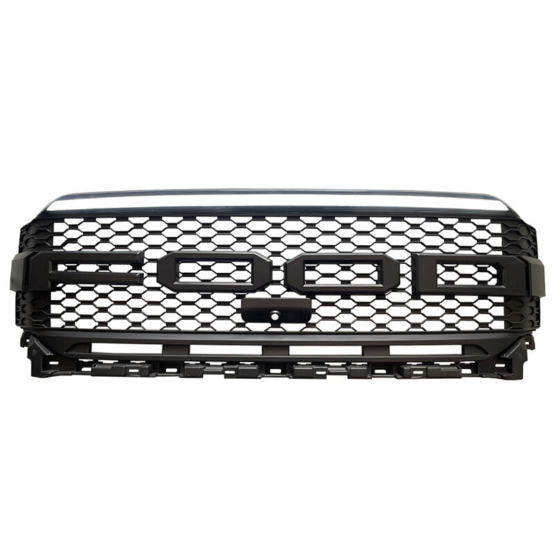 Spedking black grille with flow LED light for Ford f150 2021+