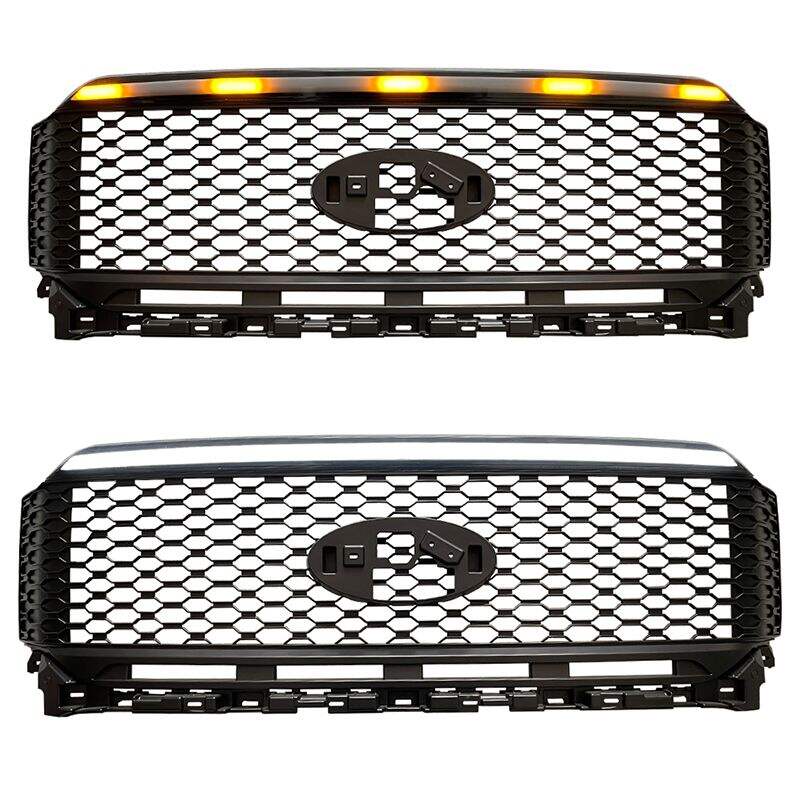 Spedking grille with flow LED light for Ford f150 2021+