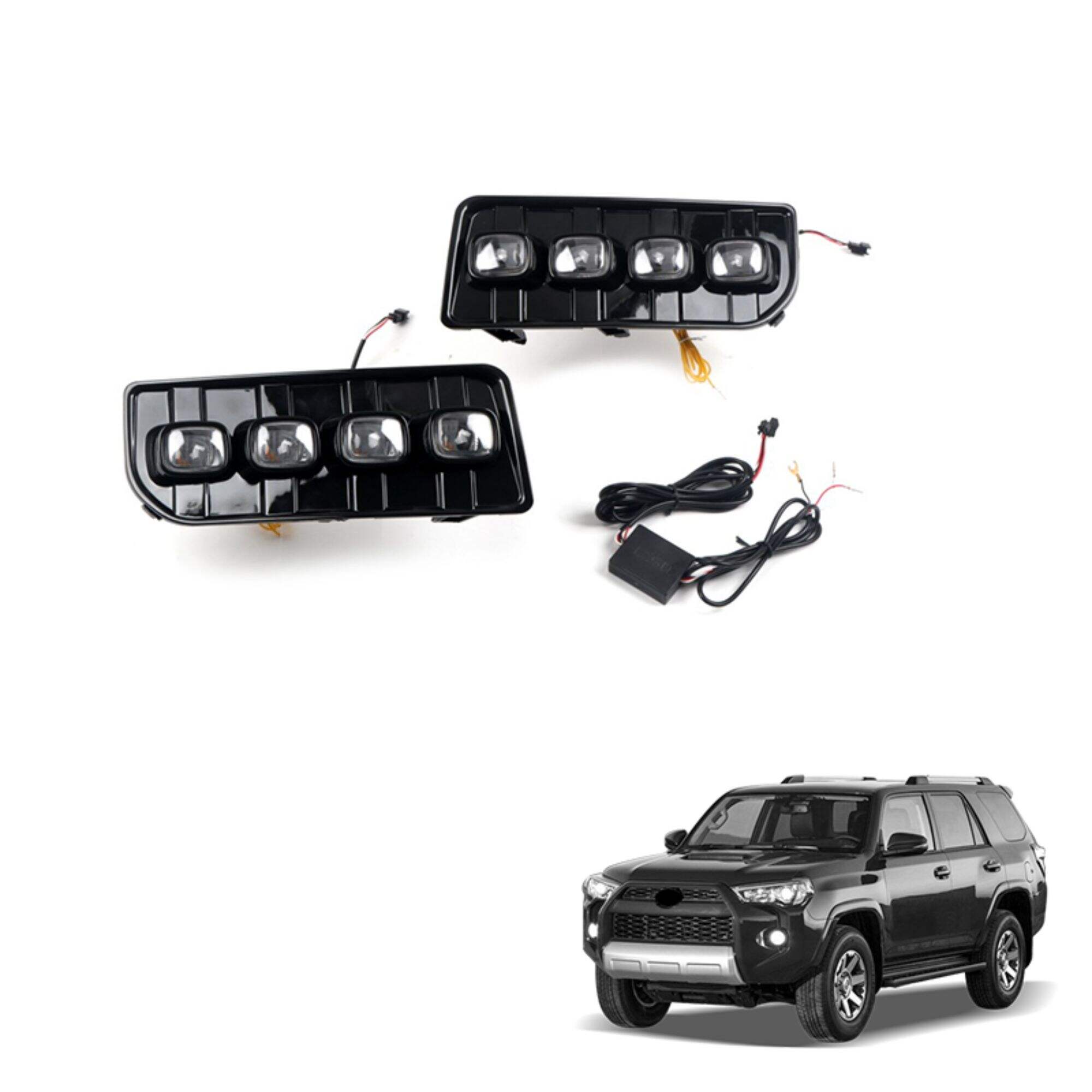 Spedking for TOYOTA 2014-2023 4RUNNER  FOG LIGHT WITH COVER