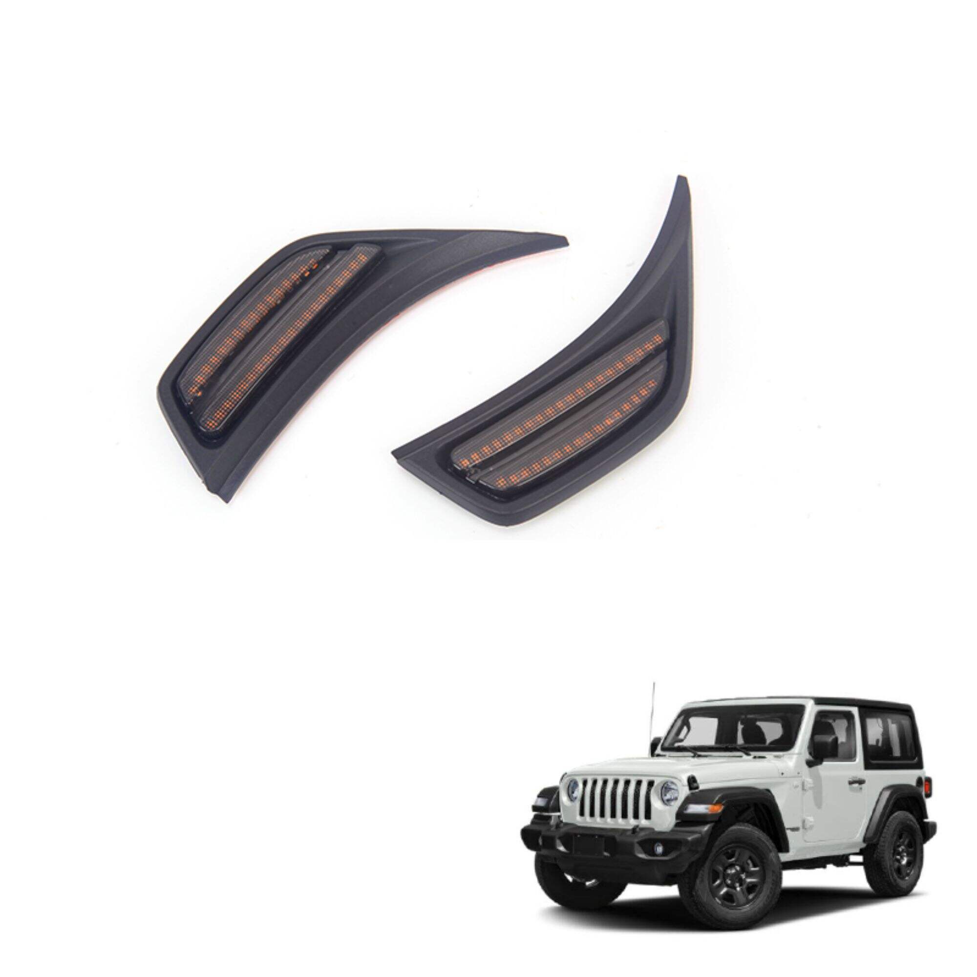 Spedking hot sell LED Front Fender Side Marker Light DRL Turn Signal Lamp For Jeep Wrangle JL