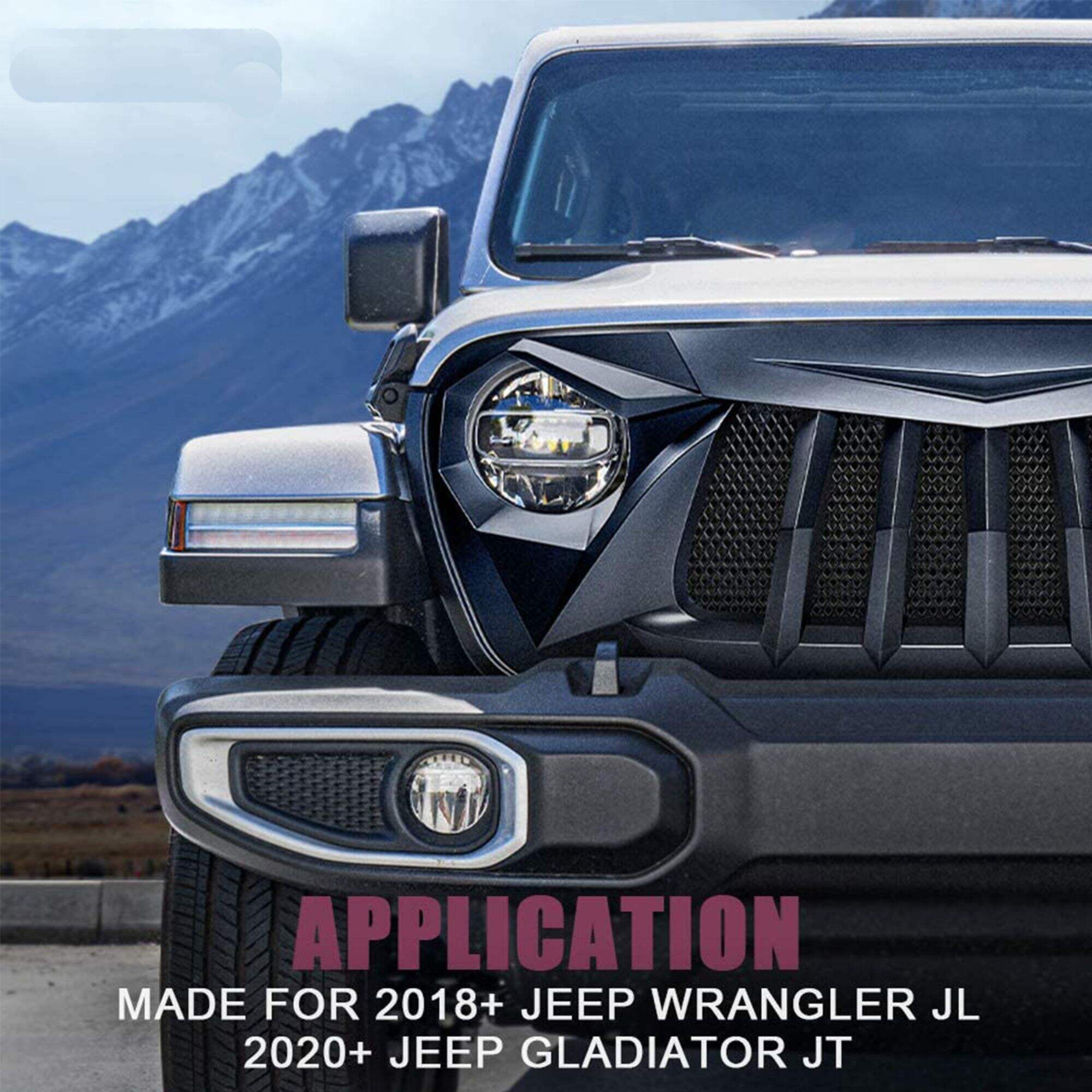 Spedking Wholesale New Trends Grill for Jeep Wrangle JL