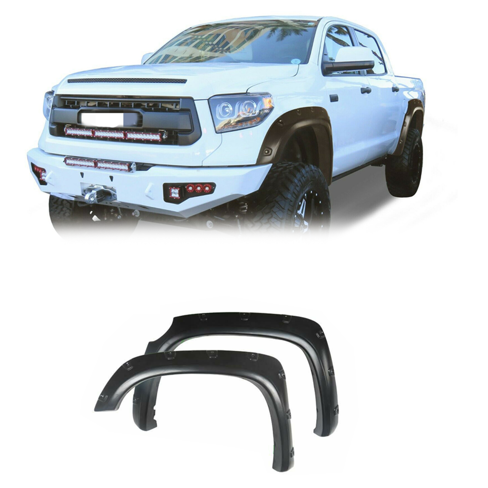 Spedking for TOYOTA 2014-2021 TUNDRA fender flares  Material: ABS