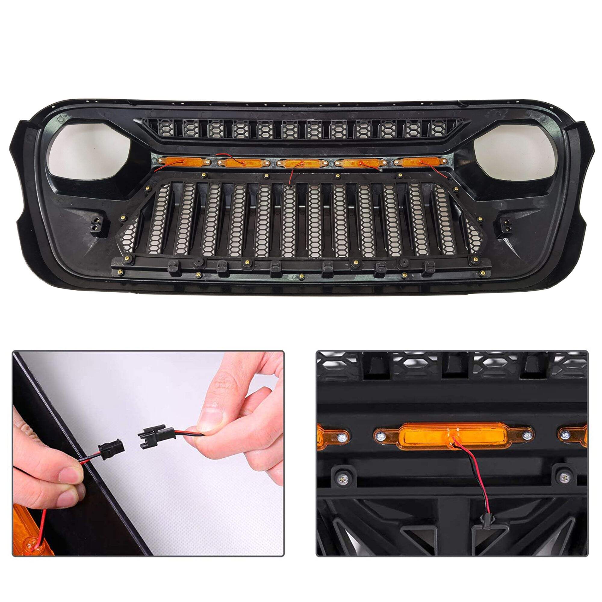 Spedking Cheap Wholesale Grill for Jeep JL Wrangler     