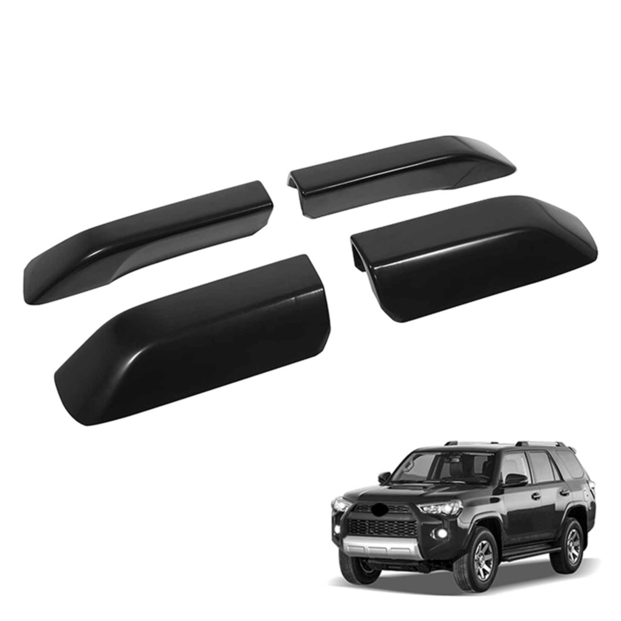 Spedking for TOYOTA 2010-2023 4RUNNER Roof Rail Bar Cover Shell Protection