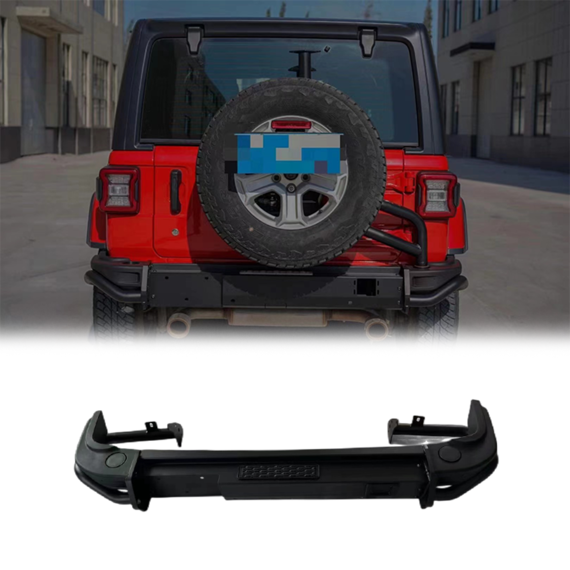 Spedking hot sell AEV Rear bumper for Jeep Wrangler JL