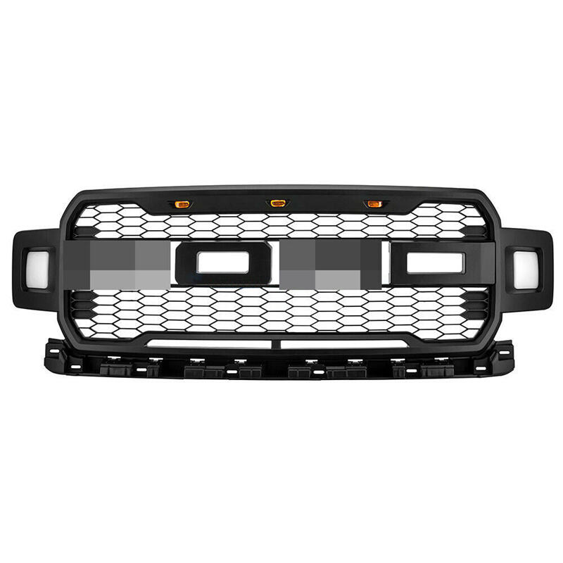 Spedking black grille with LED turning light for Ford f150 2018-2020