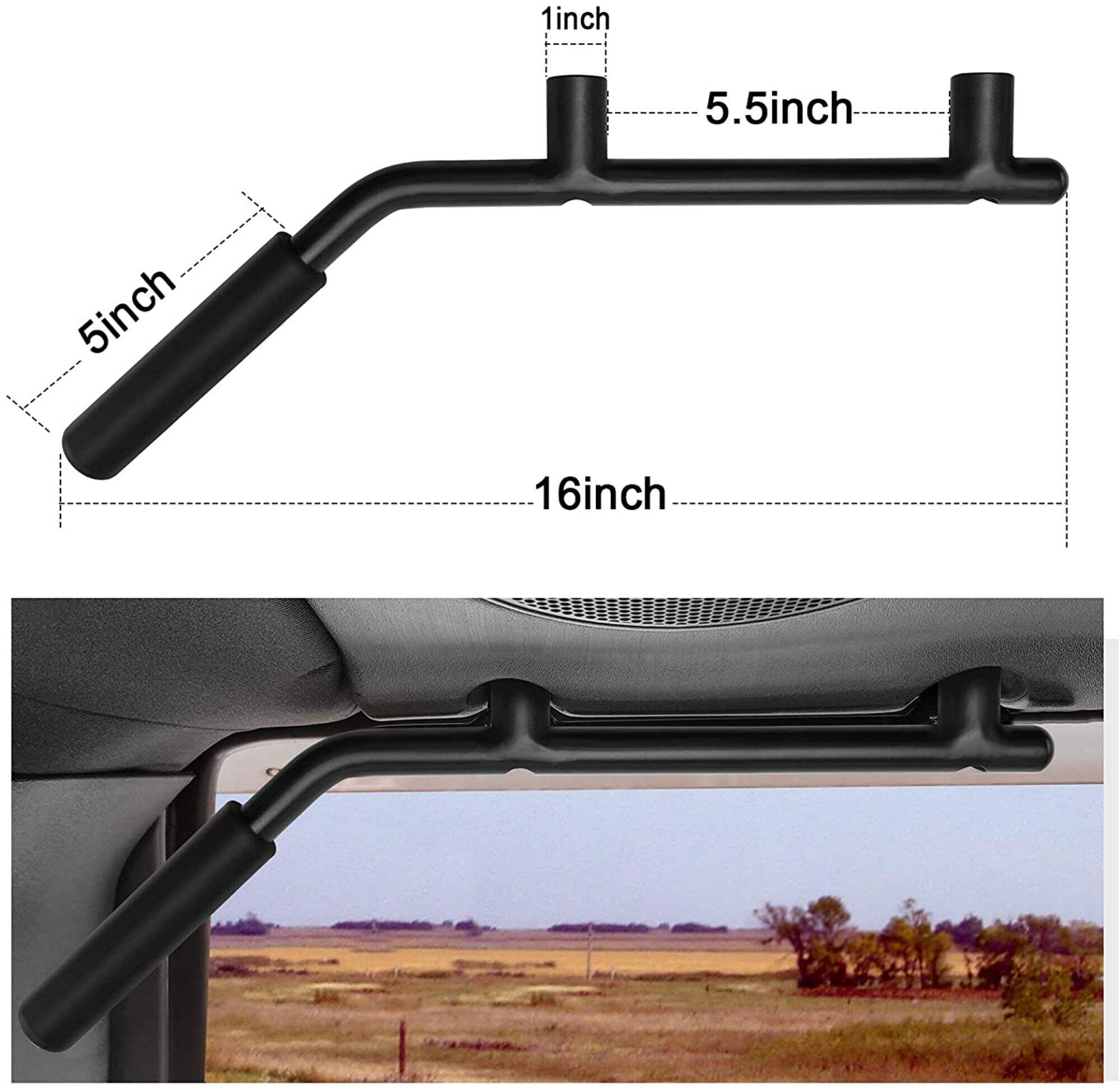 Spedking Car Front and rear Steel Grab Handle for Jeep Wrangler JK