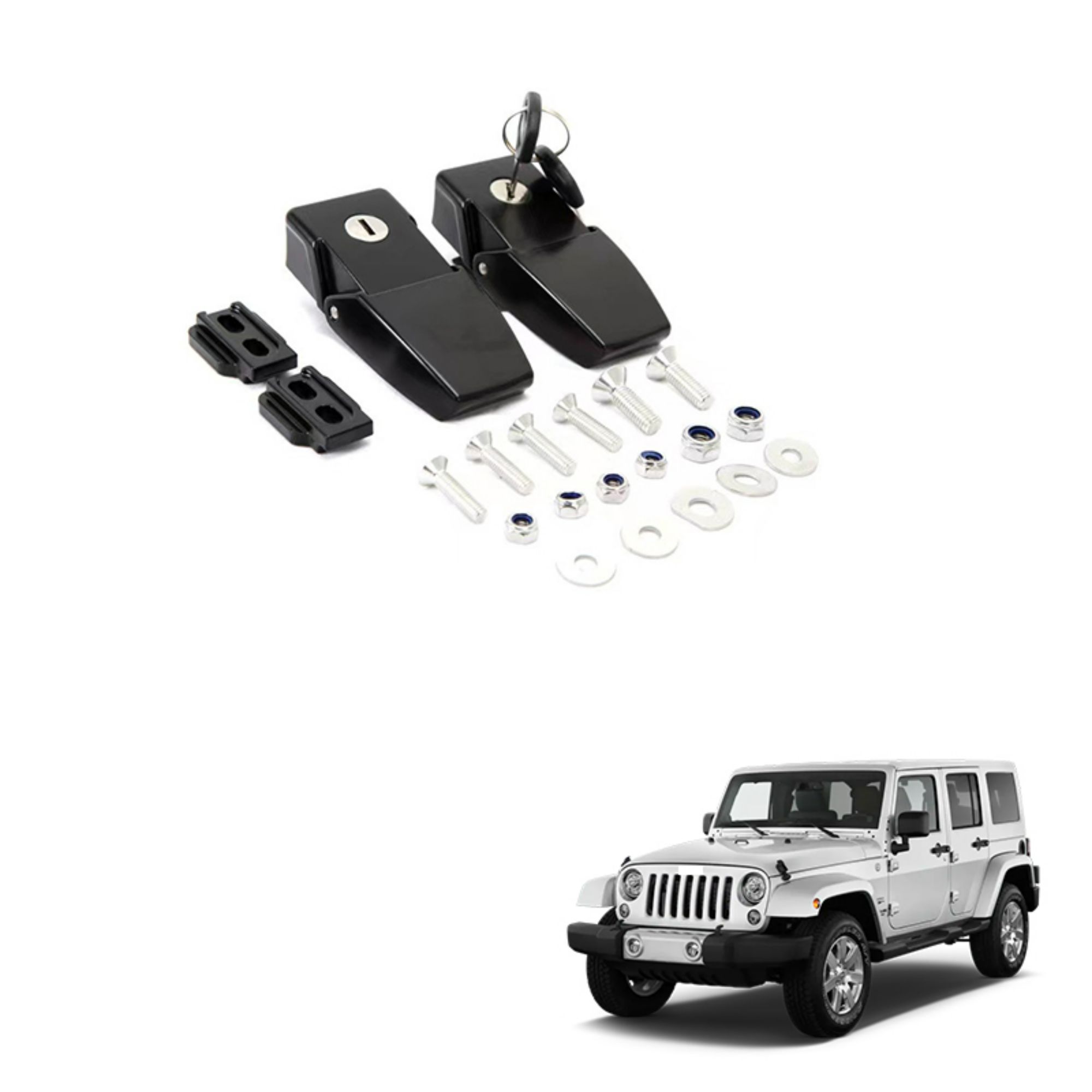 Spedking wholesale hood lock for Jeep Wrangler JK