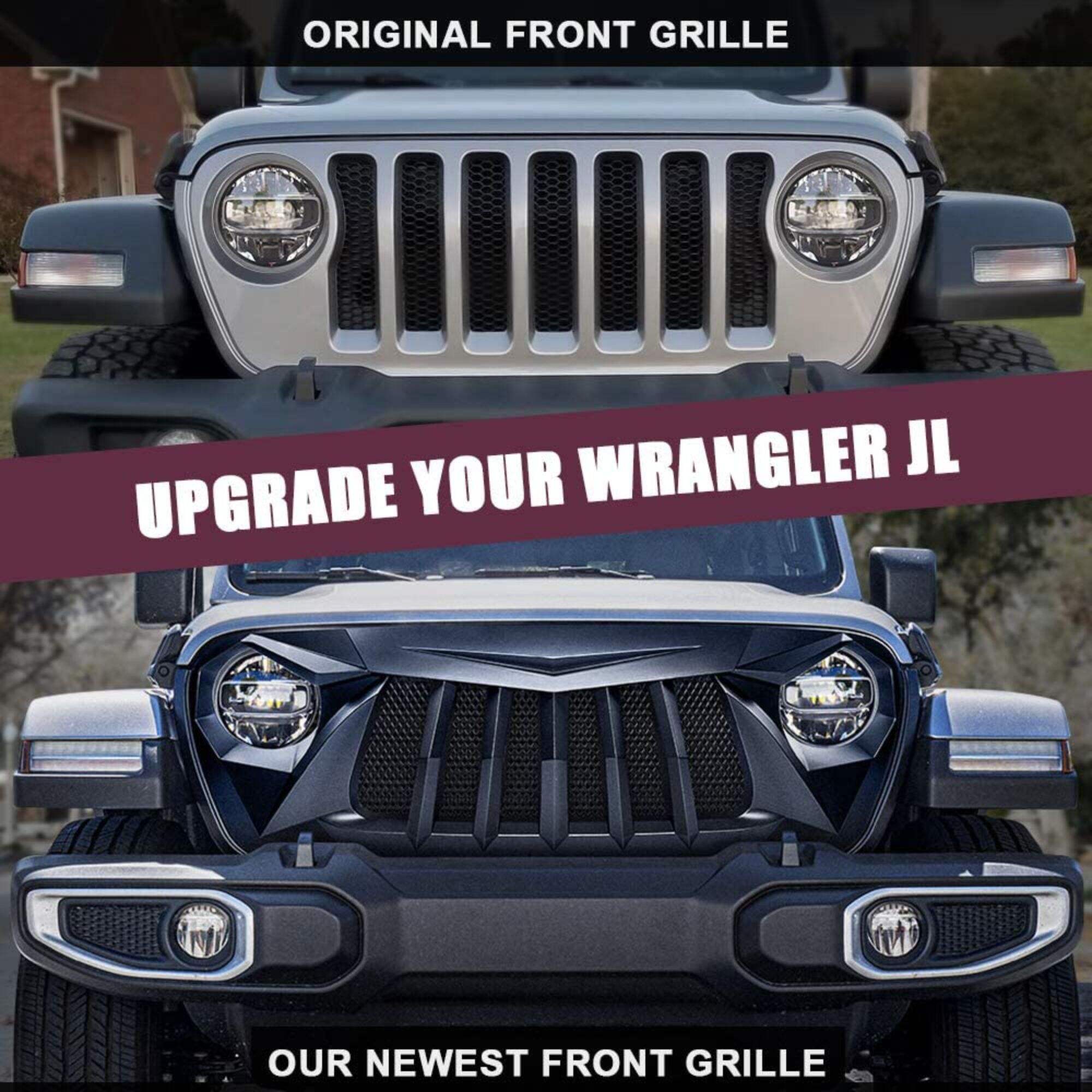 Spedking Wholesale New Trends Grill for Jeep Wrangle JL