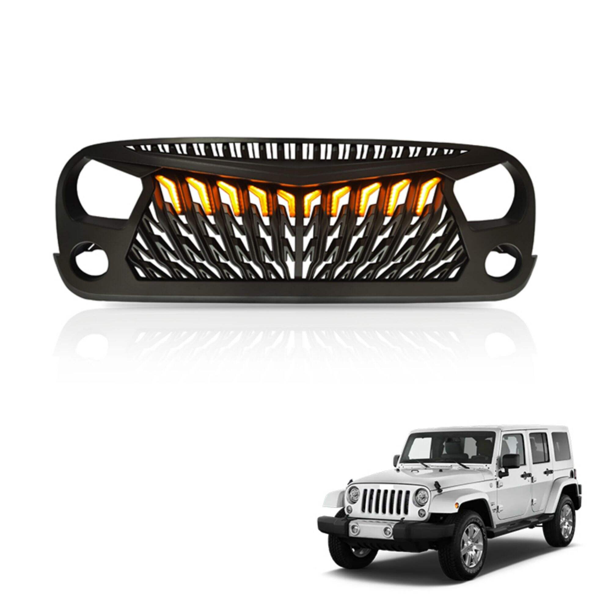 Spedking wholesale high quality grille for Jeep Wrangler JK