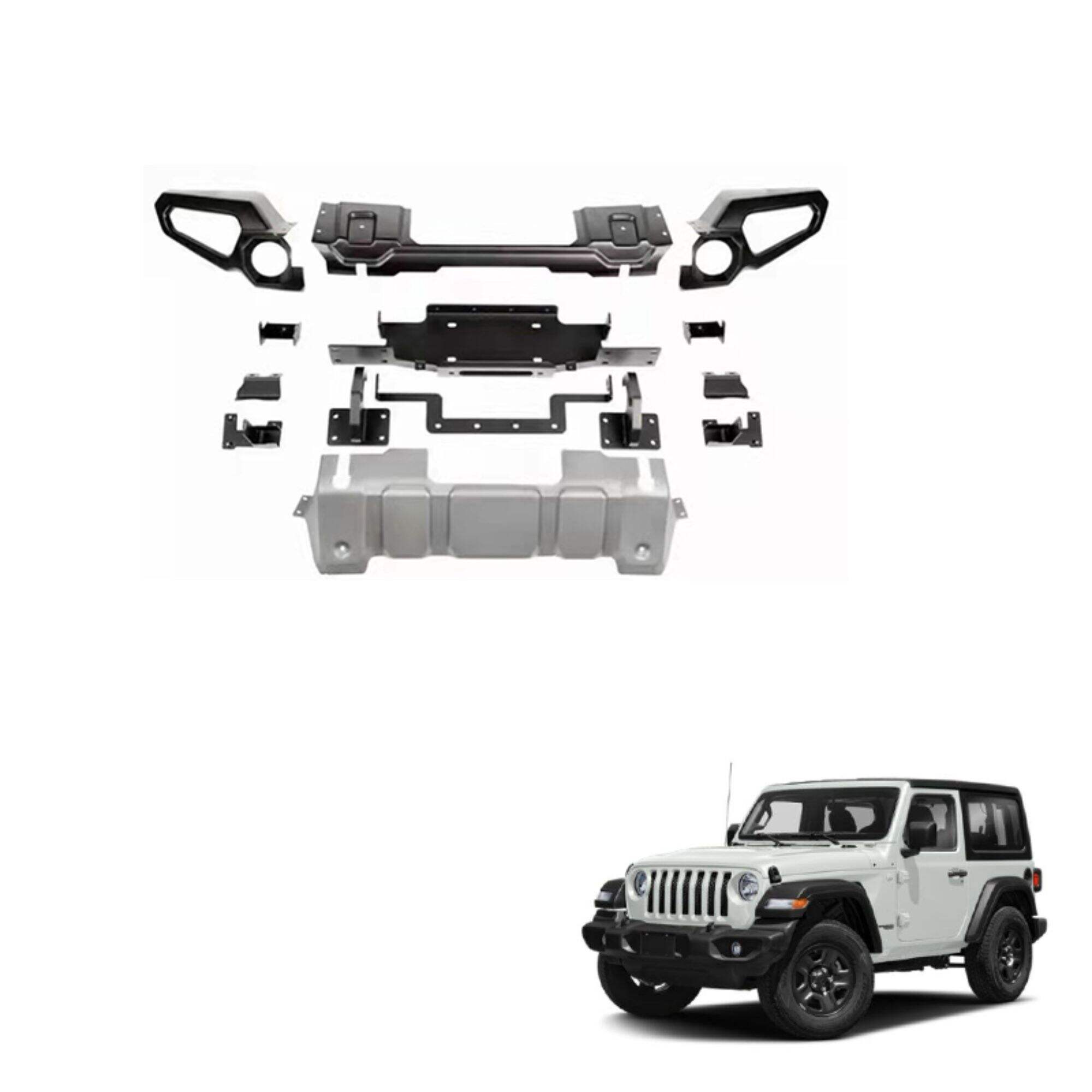 Spedking Stock Available RR Front Bumper for Jeep Wrangle JL