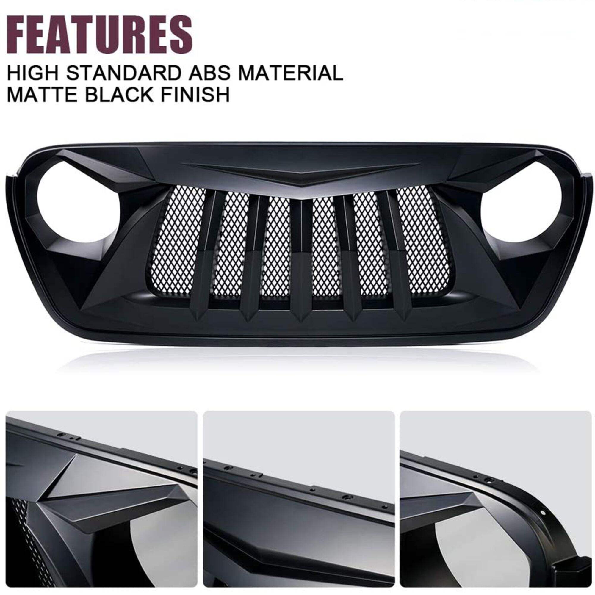 Spedking Wholesale New Trends Grill for Jeep Wrangle JL