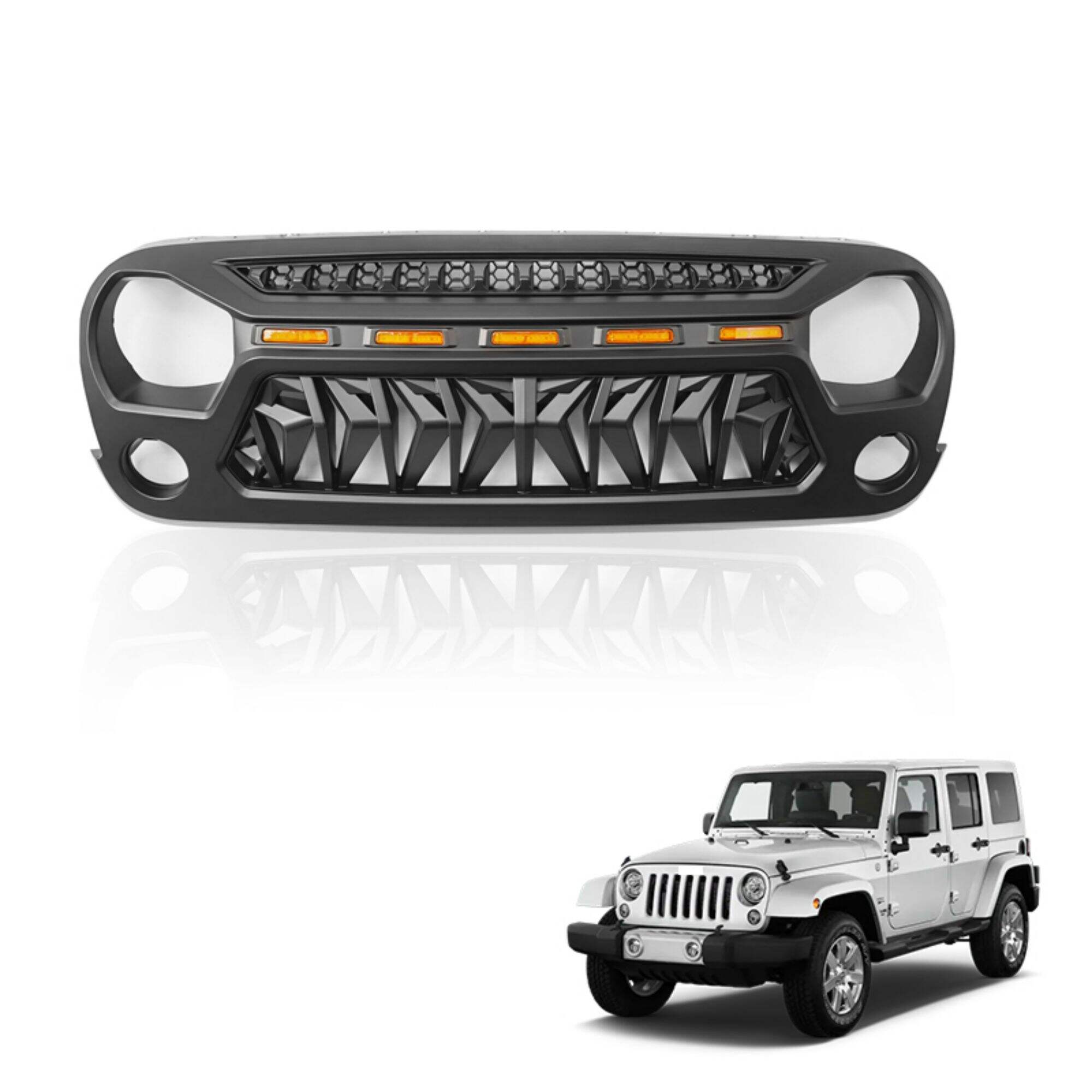 Spedking hot sale grille for Jeep Wrangler JK