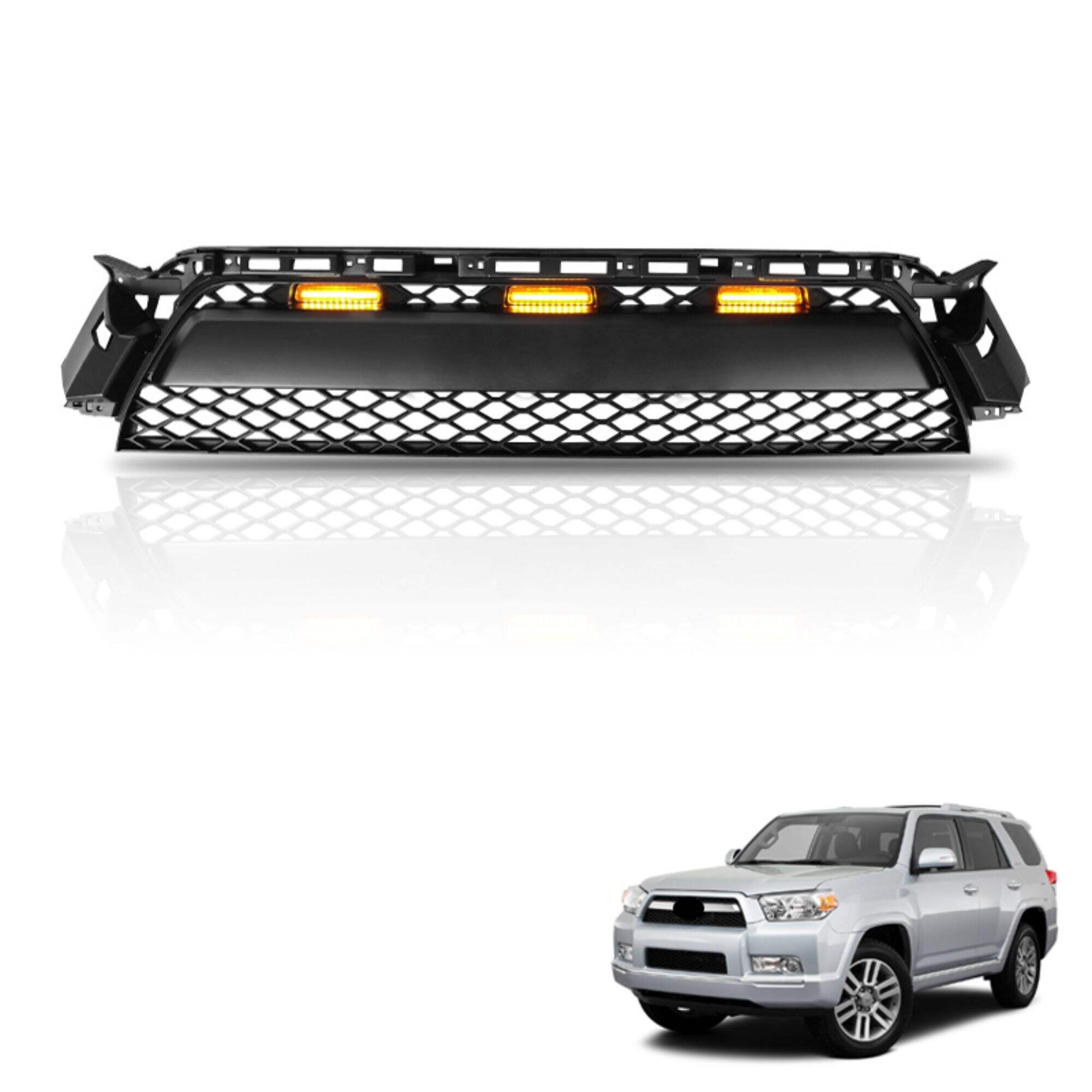 Spedking Hot sales For TOYOTA 2010-2013 4RUNNER GRILL WITH LED LIGHT  