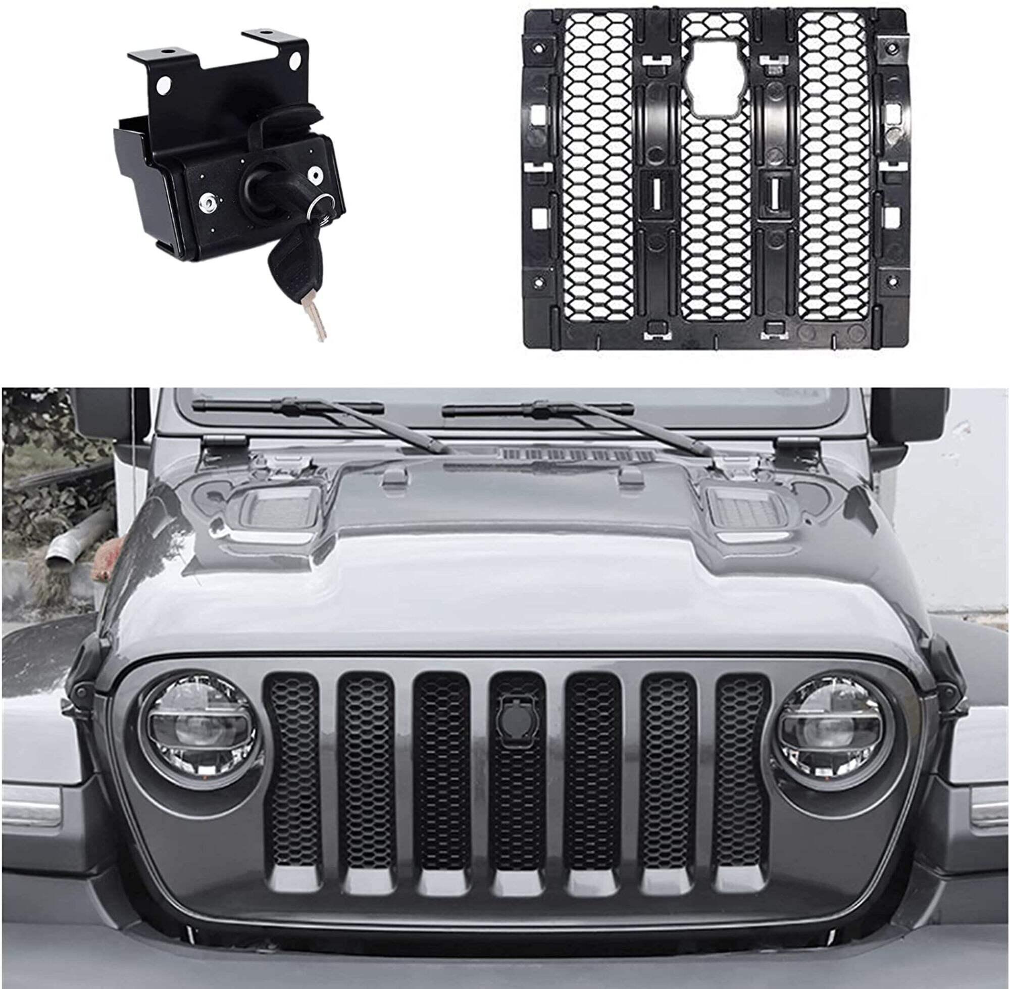 Sprdking New Stock Arrival Hood lock for Jeep Wrangler JL      