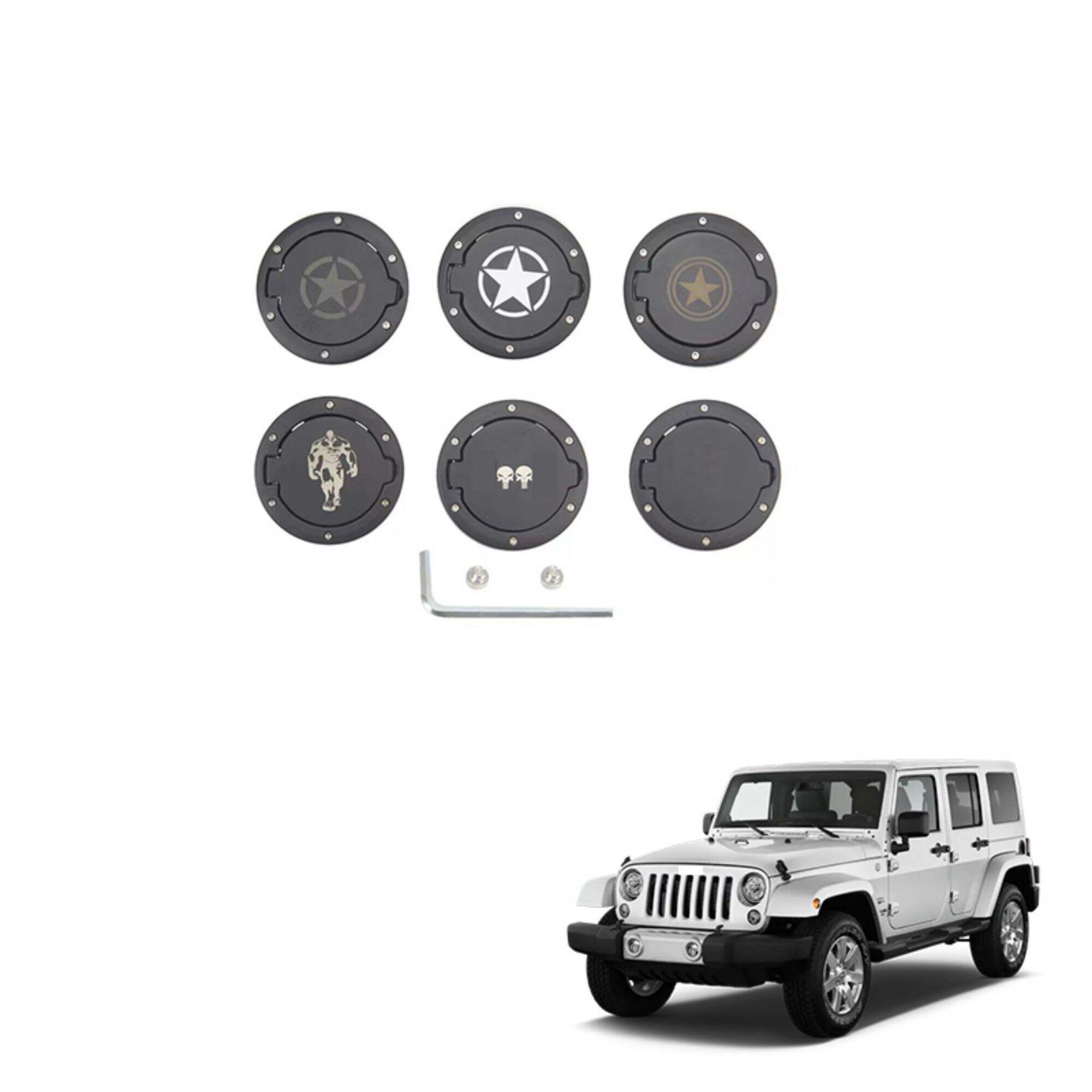 Spedking Fuel tank cover for Jeep Wrangler JK