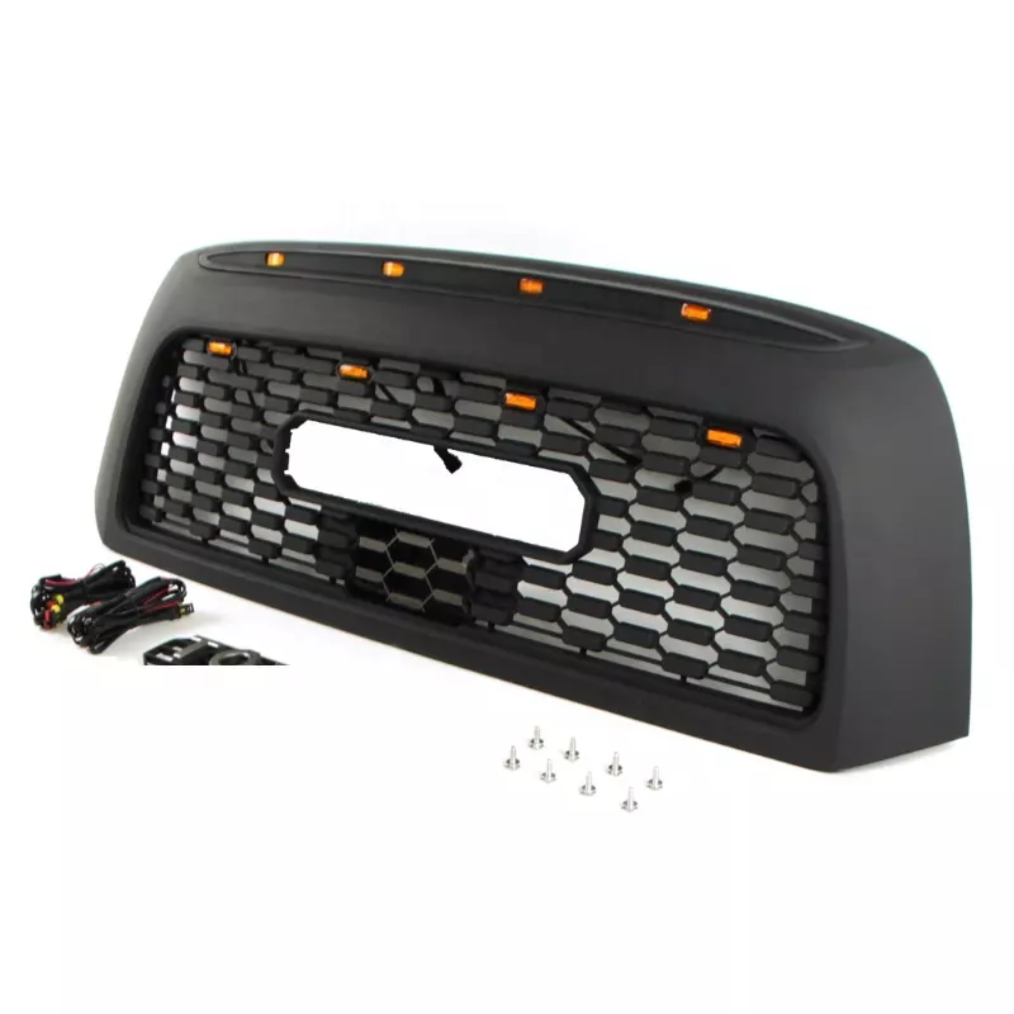 Spedking stock for TOYOTA 2007-2013 TUNDRA GRILL WITH LIGHT            Material: ABS