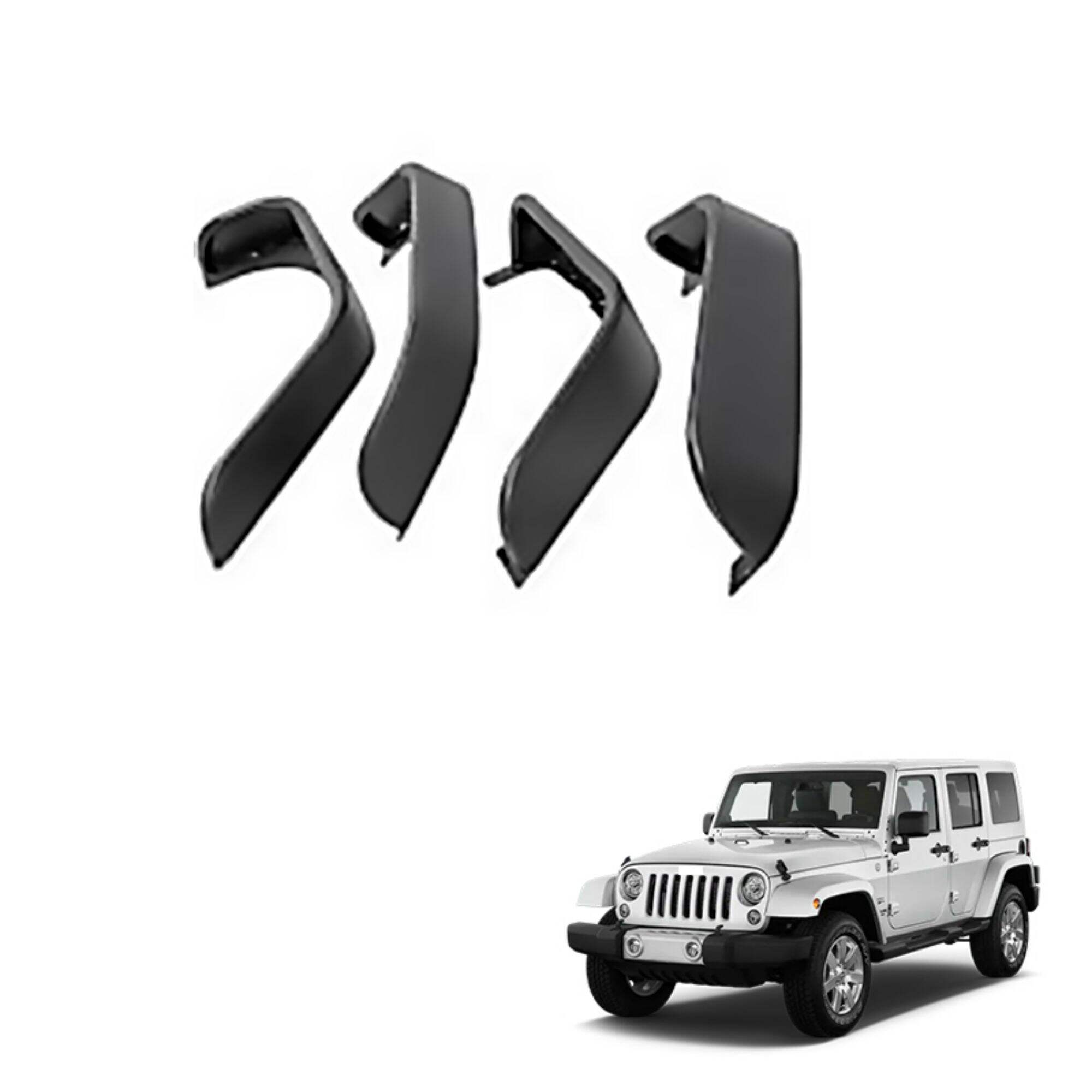 Spedking Front and Rear Flares for Jeep Wrangler JK