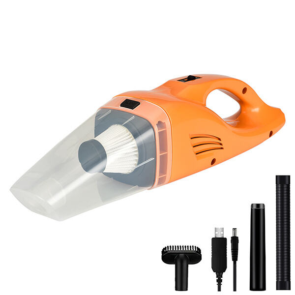 Keep your car spotless with a compact and rechargeable vacuum