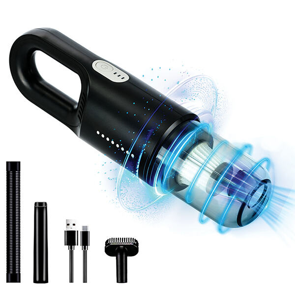 Effortlessly clean your car with a hassle-free cordless vacuum cleaner.