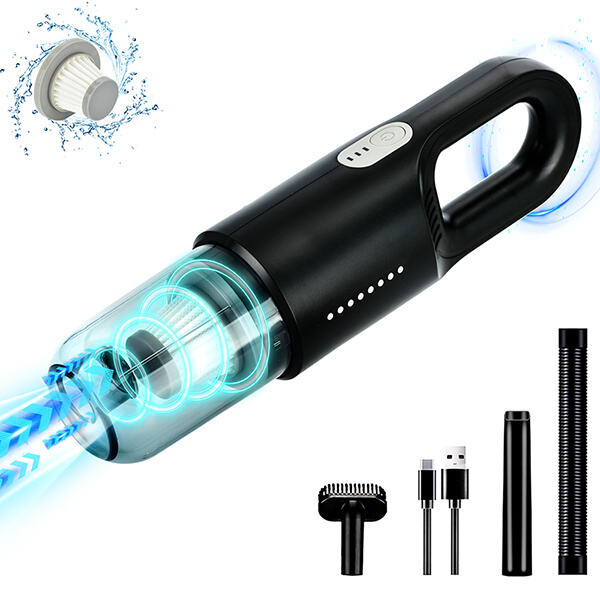 Save time and energy with a powerful and portable car vacuum cleaner.