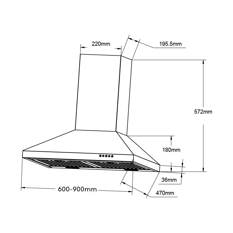 H301 | High quality Competitive Price Wall Mounted chimney cooker hood kitchen hood supplier