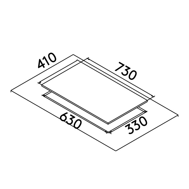 GTH-D-23401 | Automatic ignition Built In 2 Burners Tempered Glass Gas Hob supplier