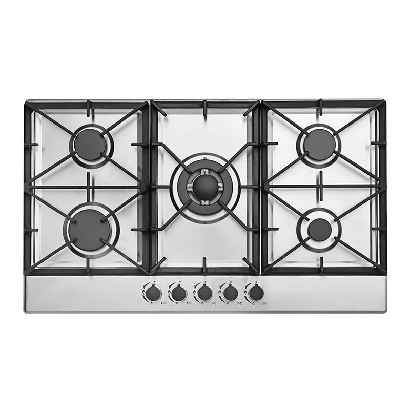 GTH-G-23708 | Stainless Steel Panel 5 Sabaf Burner Gas Hob Cooktop Built in