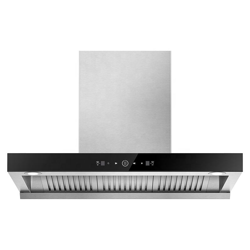 H406 | Hot Sale T Shape Kitchen Range Hood 900 mm Kitchen Hood Auto Clean Chimney Hood