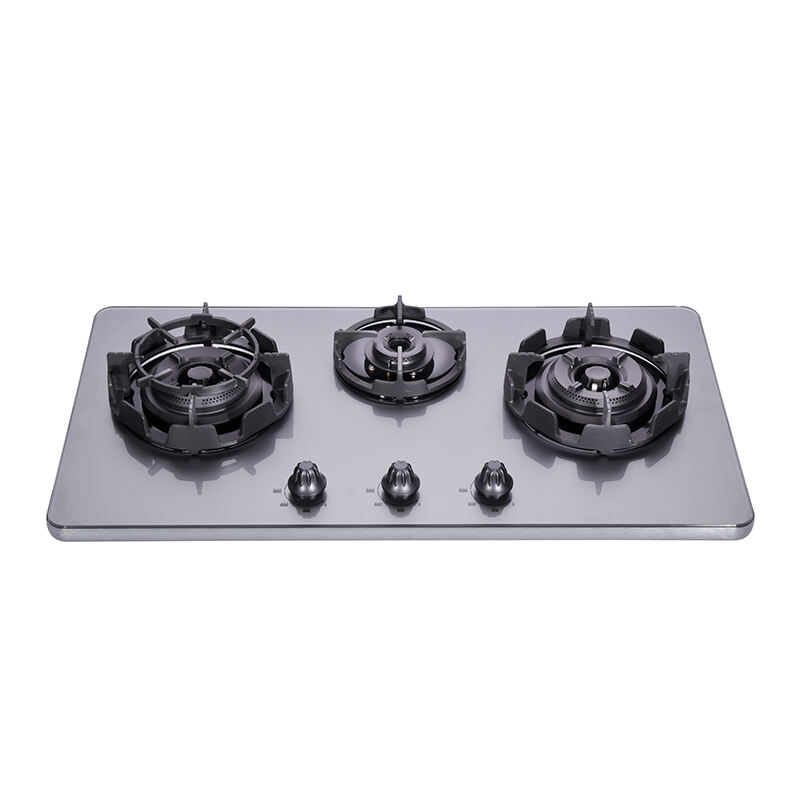 GTH-A-23102 | Cast Iron Table Gas Cooktop 3 Burners Gas Stove