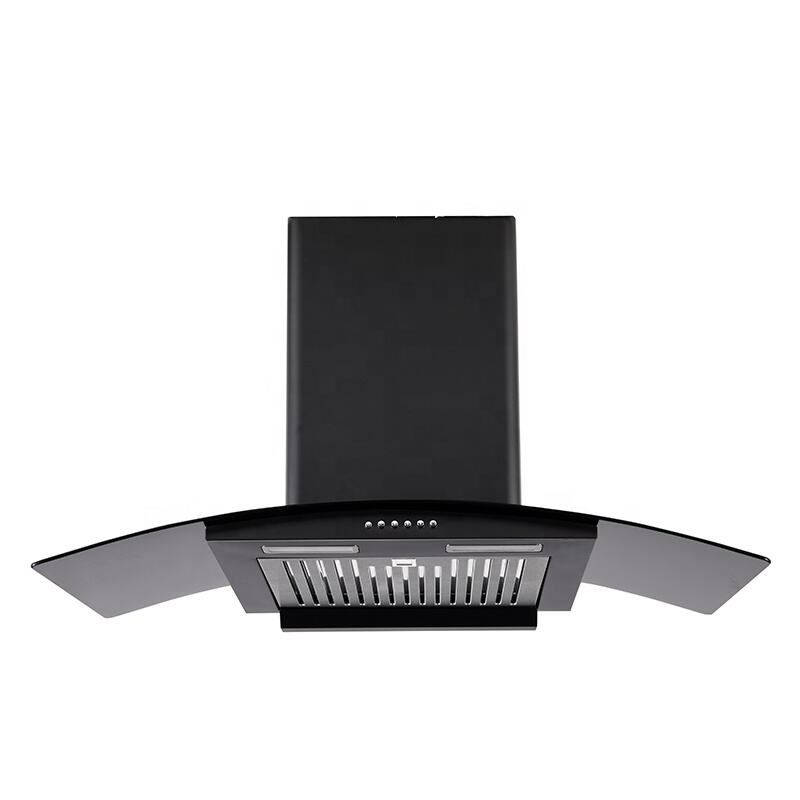 H214 | Kitchen Stainless Steel Black Paint Color Extractor Hood 60cm Cooker Range Hood