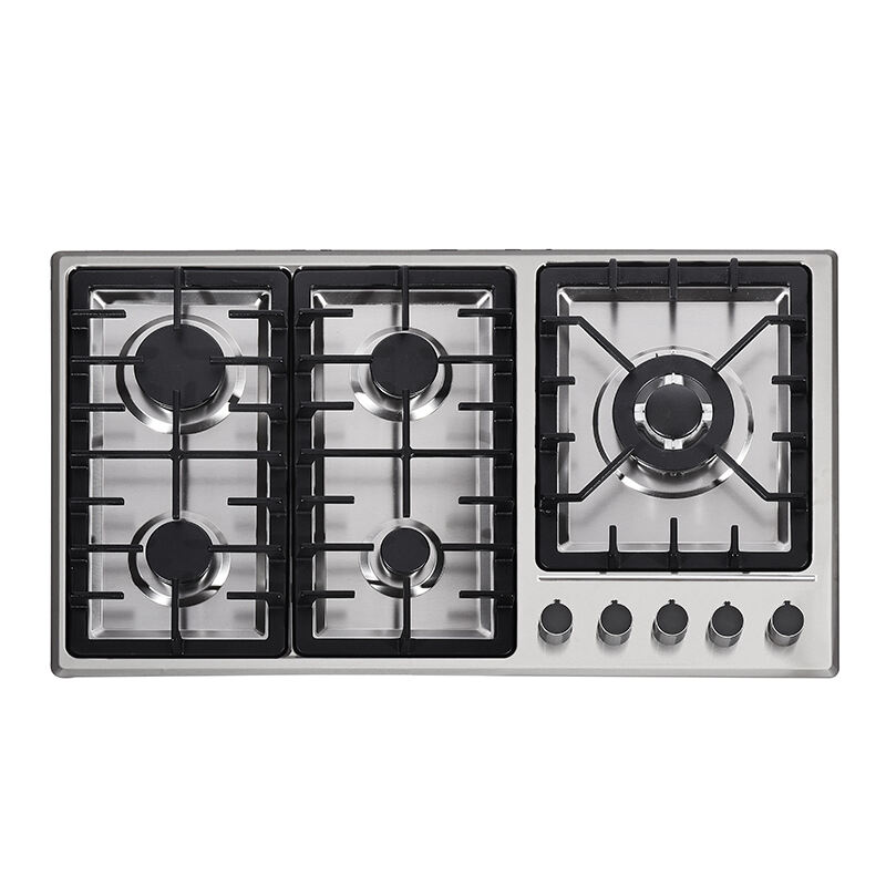 GTH-G-23706 | Stainless Steel Panel 5 Sabaf Burner Built in  Gas Hob Cooktop