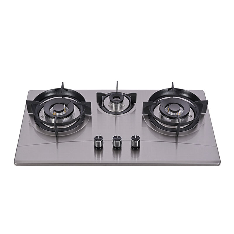 GTH-C-23308 | Stainless Steel Panel 3 Burners Gas Hob