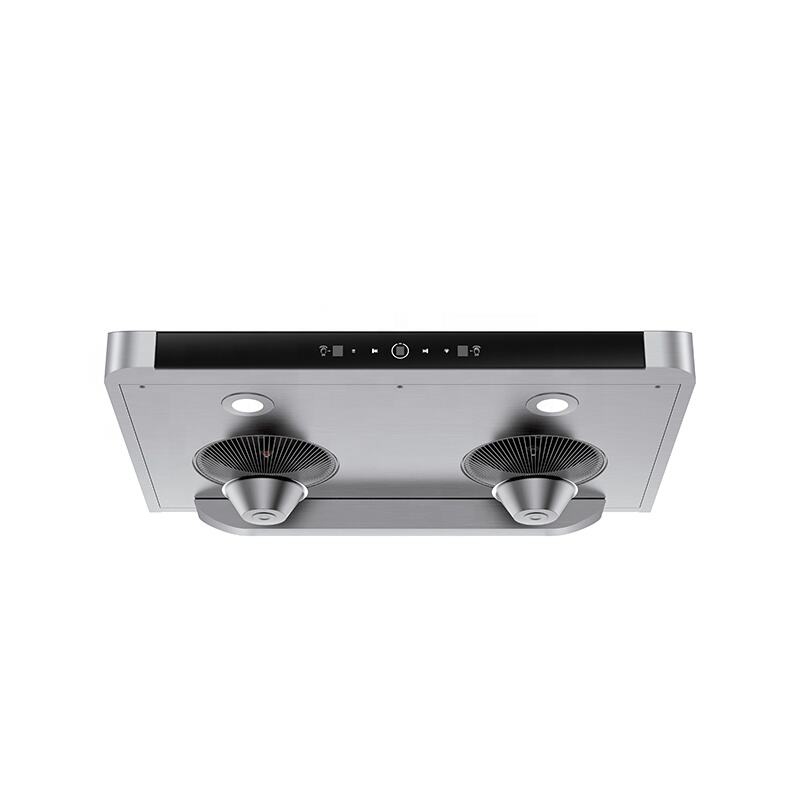 H621 | Led Light Convertible Stainless Steel Kitchen 2 Motor Cooker Hood Ultra Thin Exhaust Hood Car Range Hood