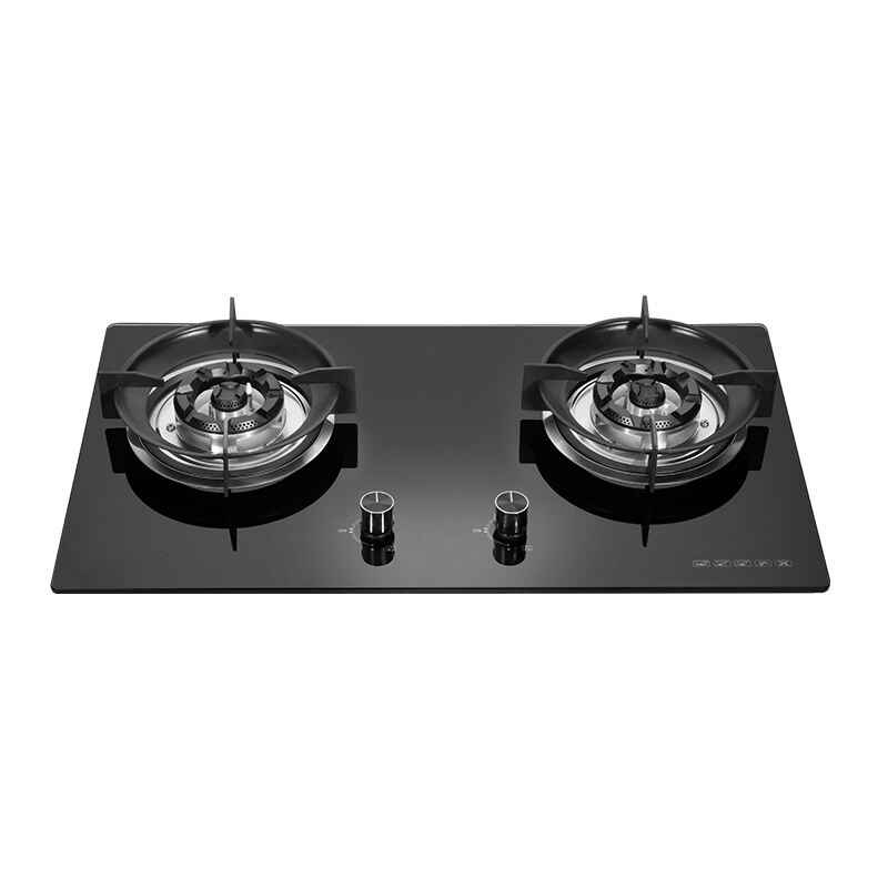 GTH-C-23302 | Gas Stove Double Burner Gas Stove Tempered Glass Embedded Liquefied