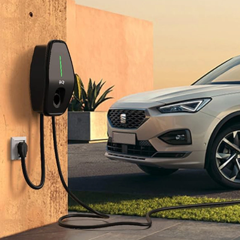 New 220v level 2 evse charger 7kw 32a ev wallbox gbt charging station for home