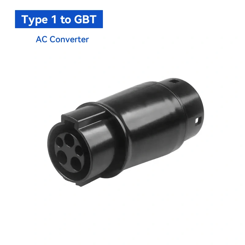 Portable 110v 240v AC EV charge Converter j1772 type 1 to gbt Adapter for charging G/BT Cars