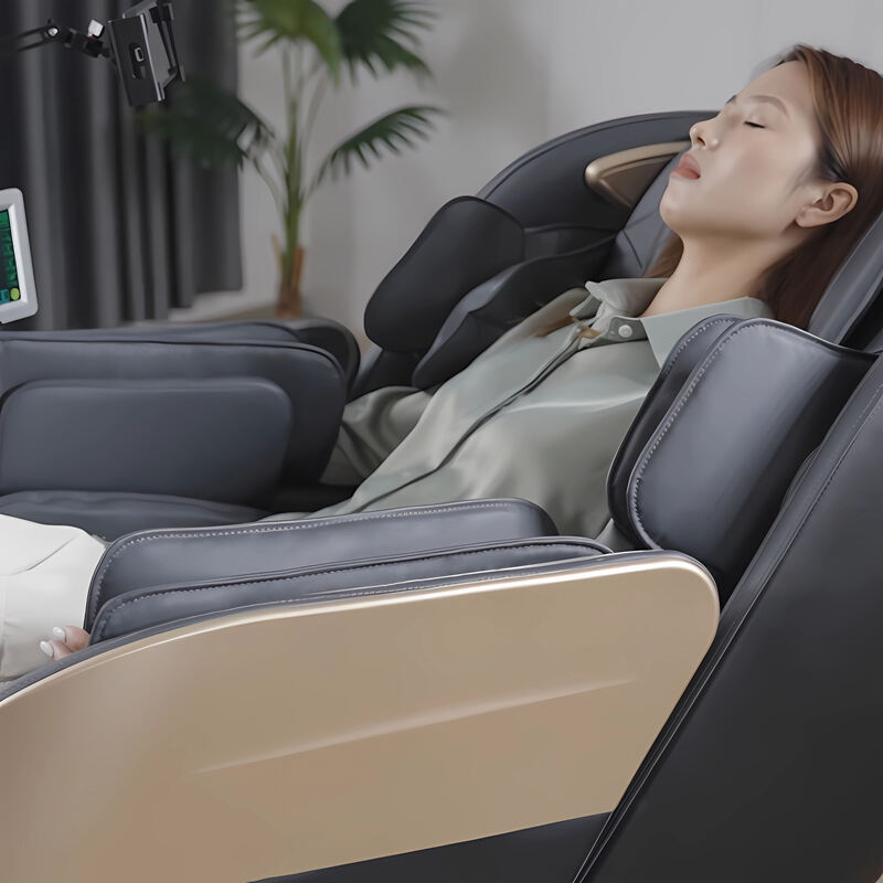product silla masajeadora china best 0 gravity electric 4d sl track massage chair full body 2023 for body-5